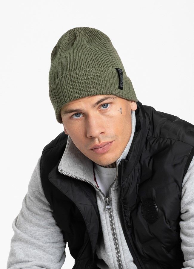 Winter beanie Silvas Pitbull TM - Olive