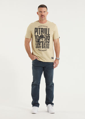T-Shirt San Diego Dog - Sand