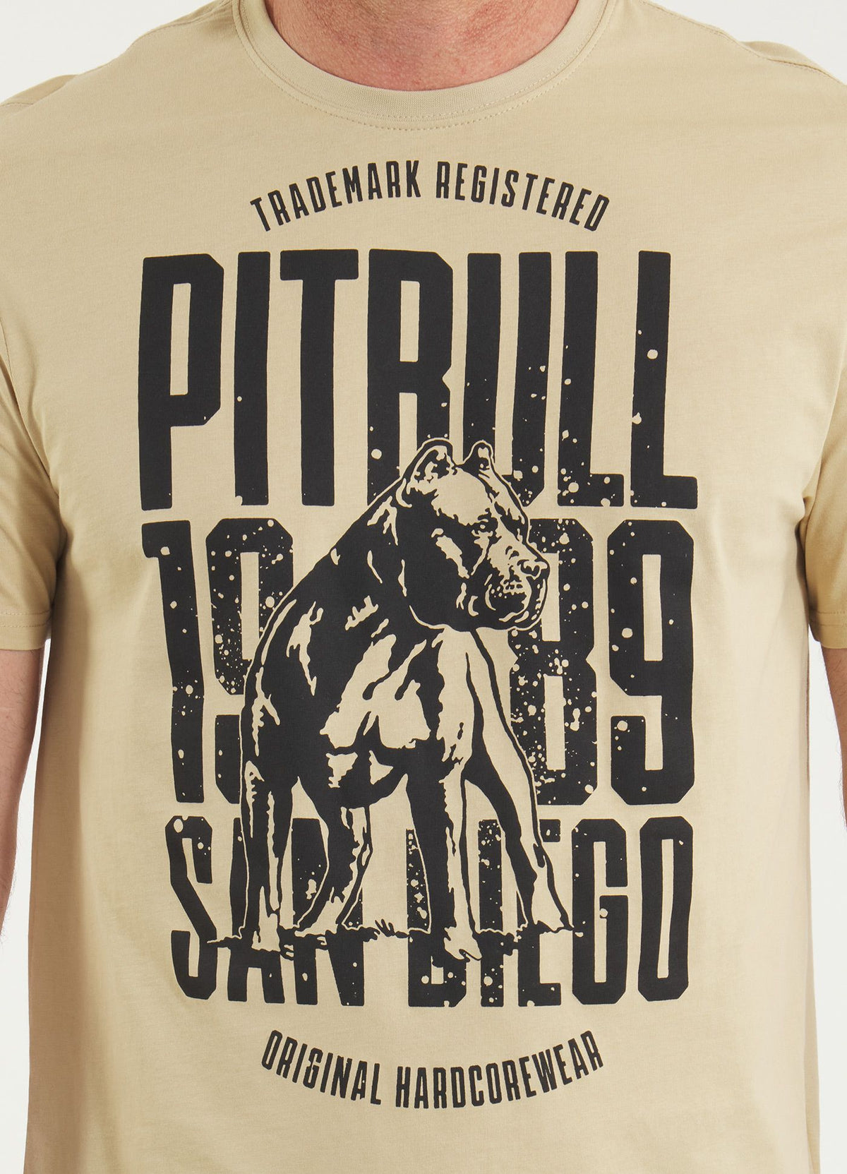 T-Shirt San Diego Dog - Sand