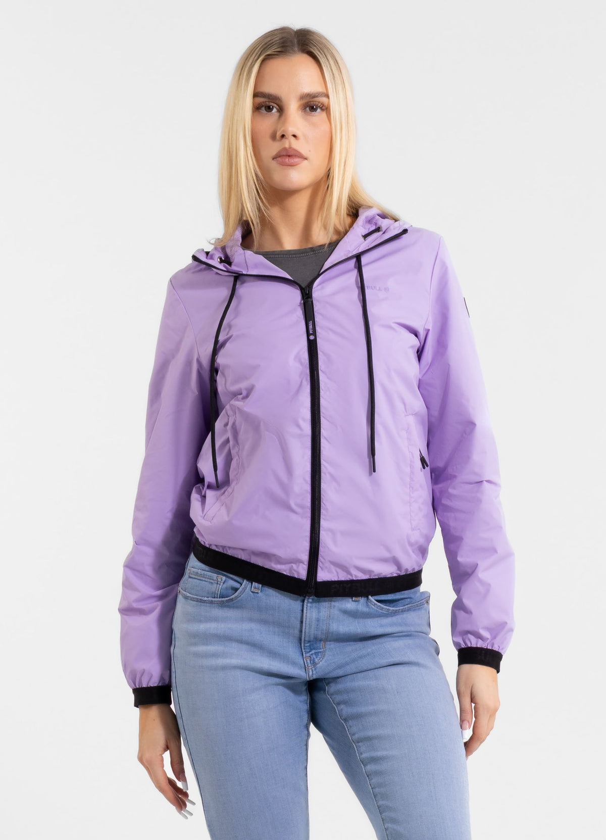 Women's hooded jacket PRIMOSA - Lilac