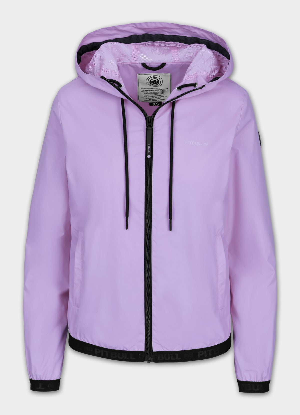 Women's hooded jacket PRIMOSA - Lilac