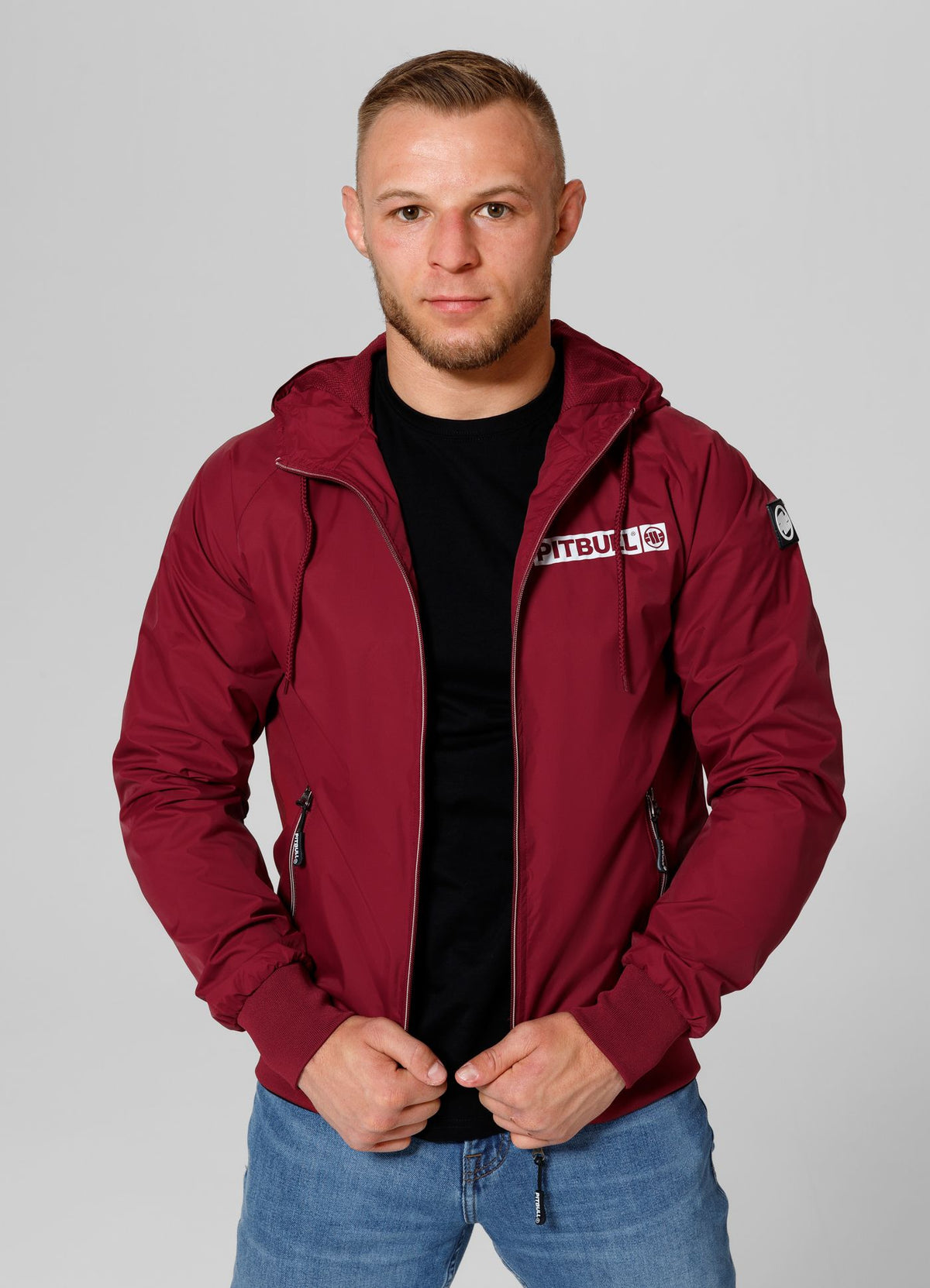 Men's hooded jacket Athletic Logo