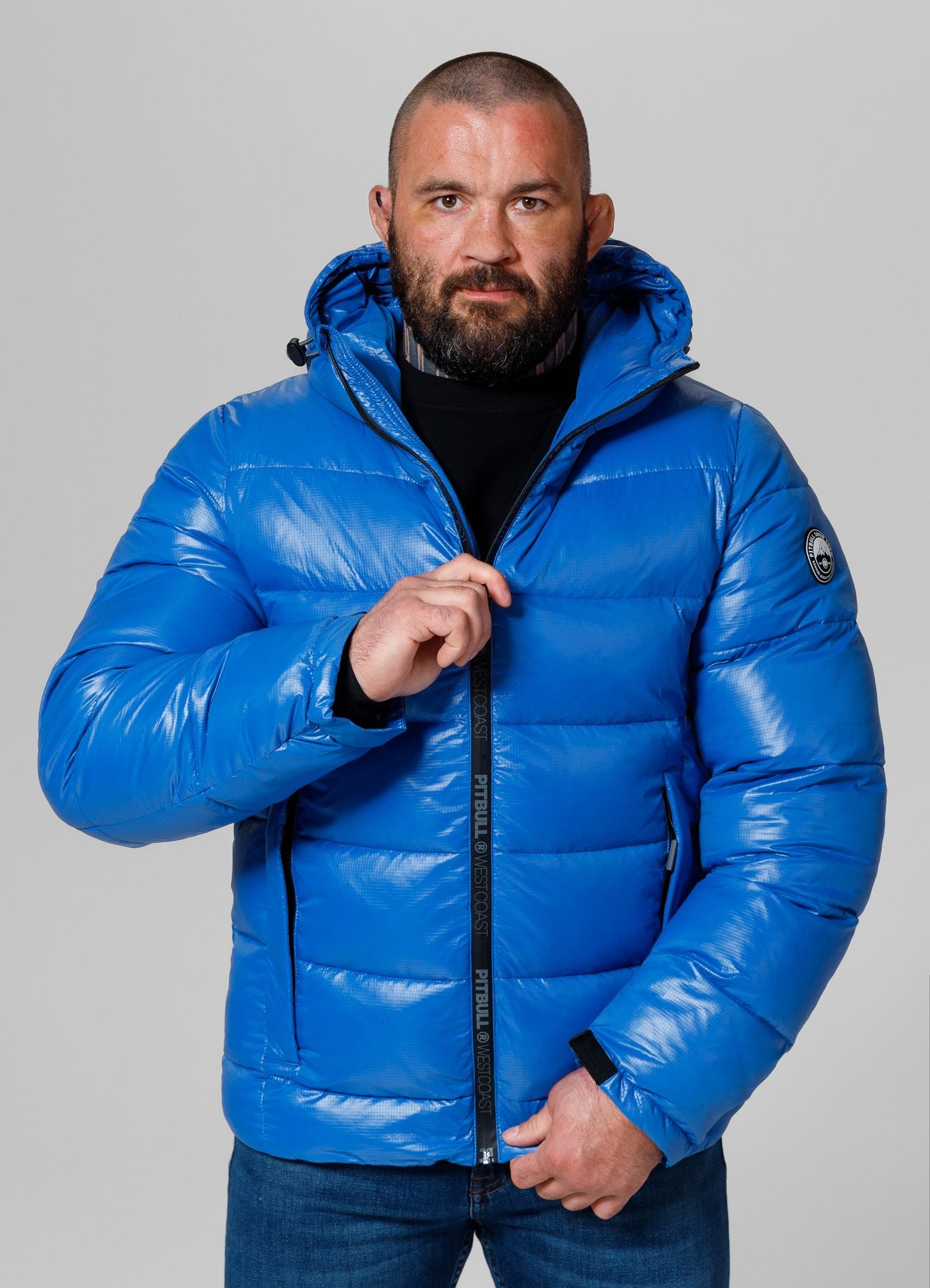 Men's winter hooded jacket Pepperwood